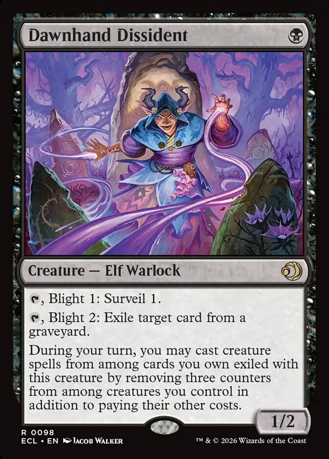 Dawnhand Dissident, Lorwyn Eclipsed Card Art