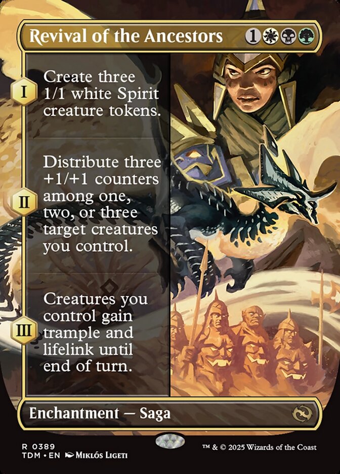 Revival of the Ancestors, Tarkir: dragonstorm Card Art