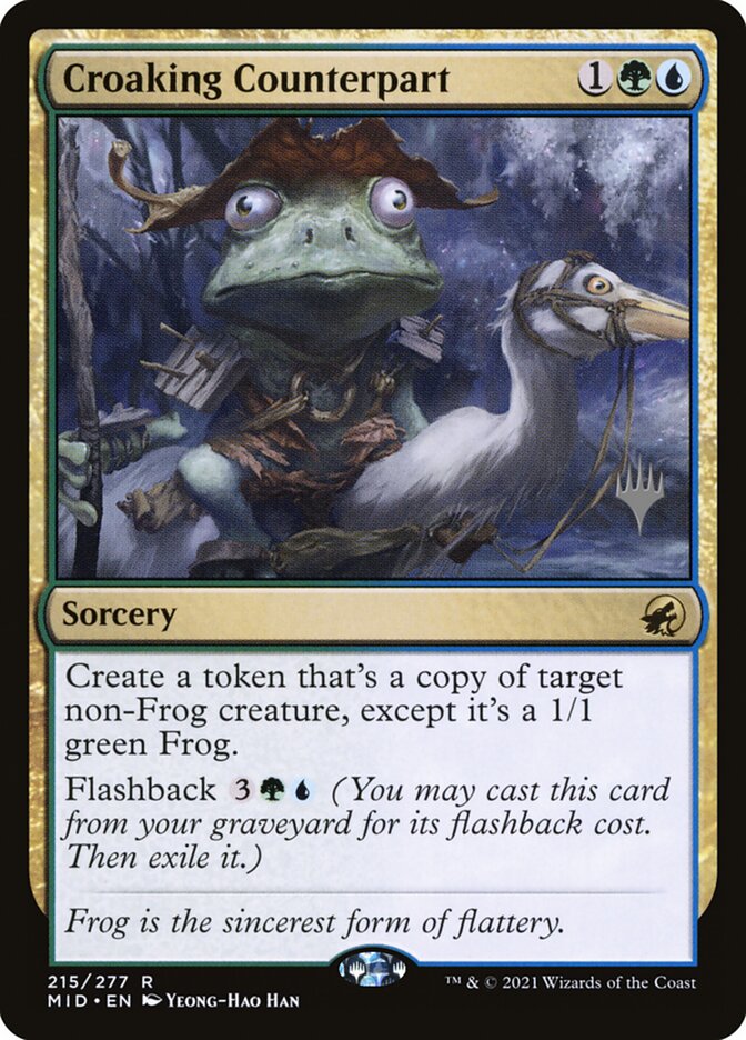 Croaking Counterpart, Innistrad: midnight hunt promos Card Art