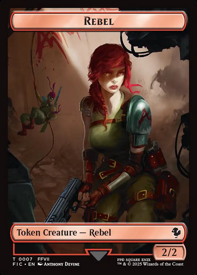Rebel, Final fantasy commander tokens Card Art