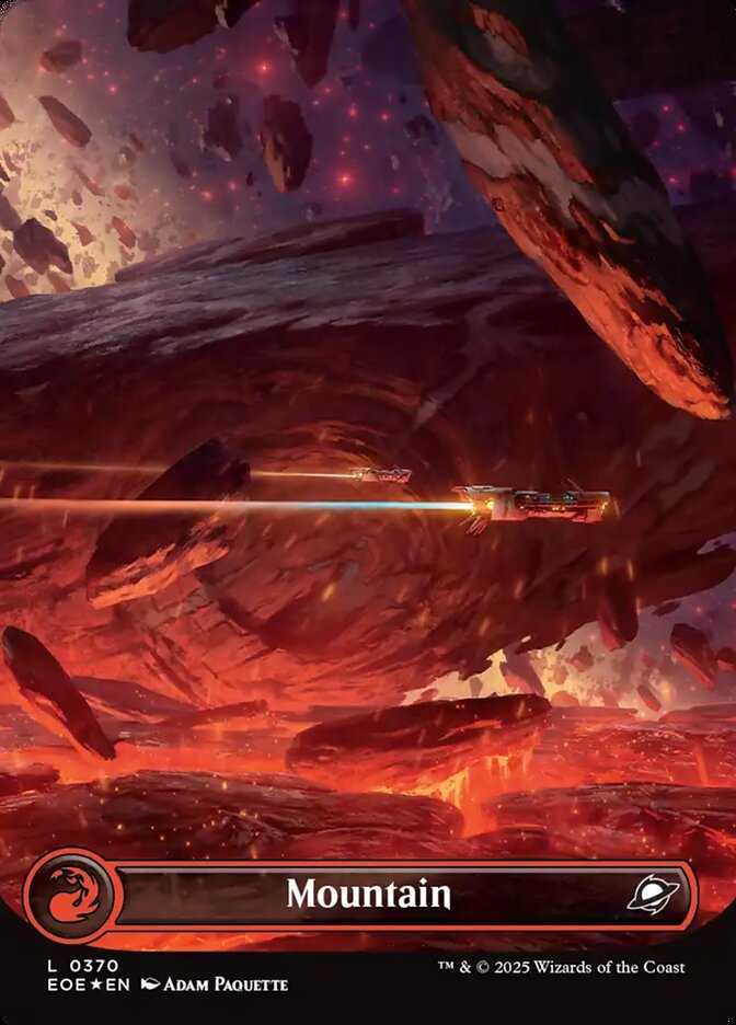 Mountain, Edge Of Eternities Card Art