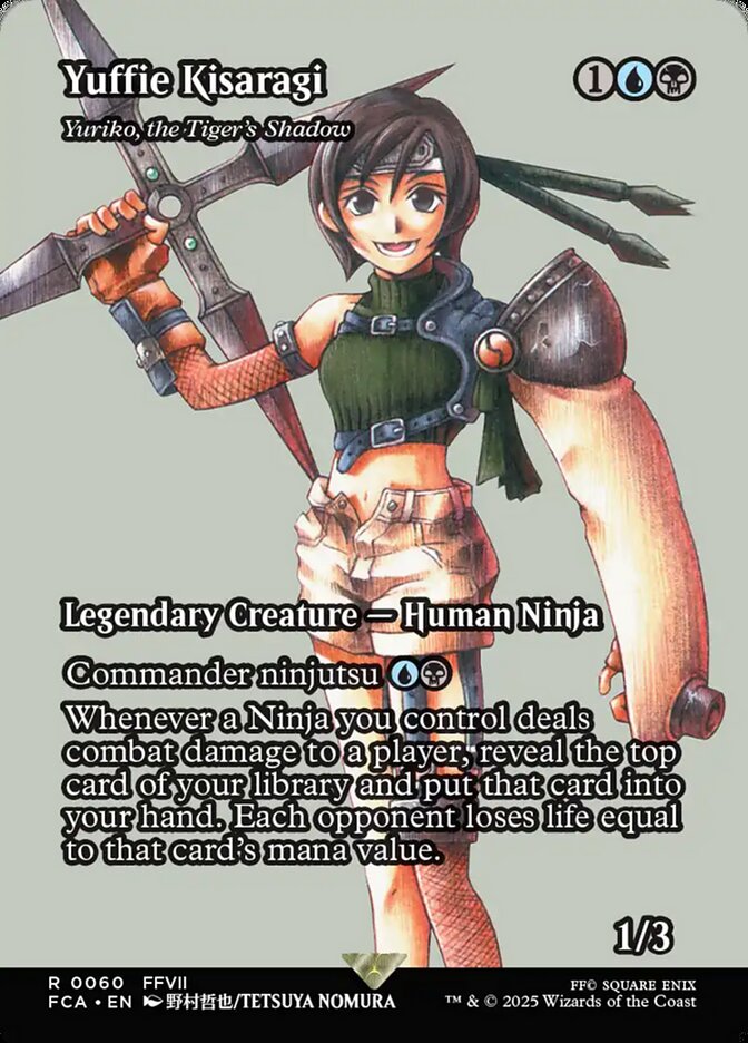 Yuriko, the Tiger's Shadow, Final fantasy: through the ages Card Art