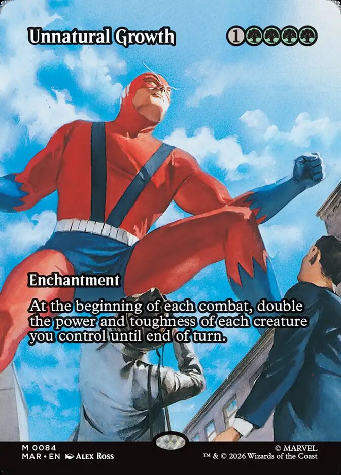 Unnatural Growth, Marvel Universe Card Art
