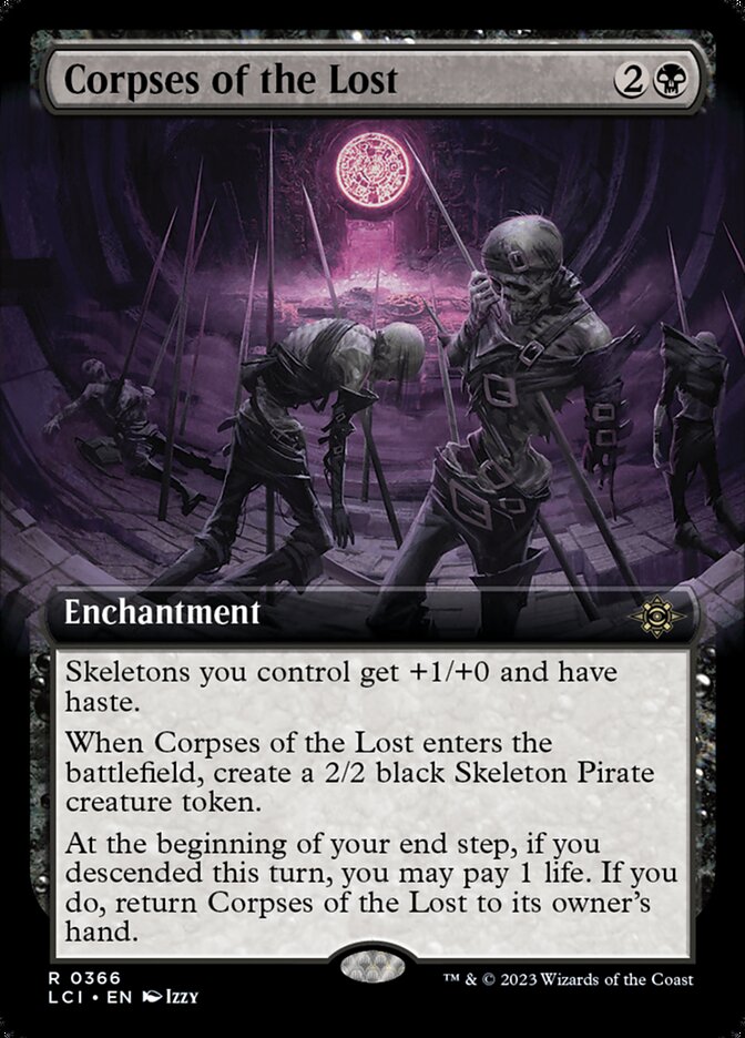 Corpses of the Lost, The lost caverns of ixalan Card Art