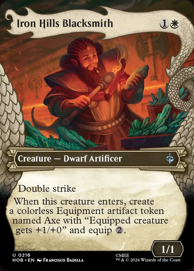Iron Hills Blacksmith, The Hobbit Card Art