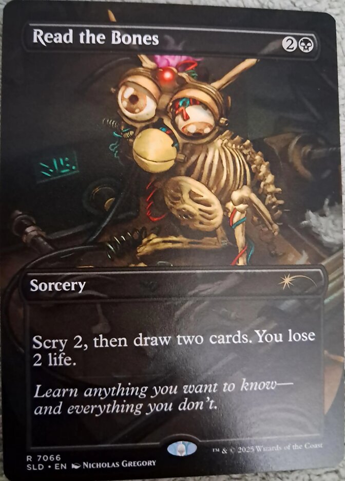 Read the Bones, Secret Lair Drop Card Art