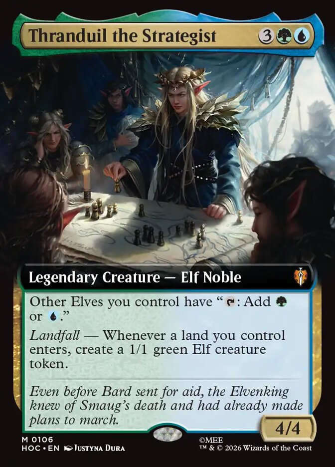 Thranduil the Strategist, The Hobbit Eternal Card Art