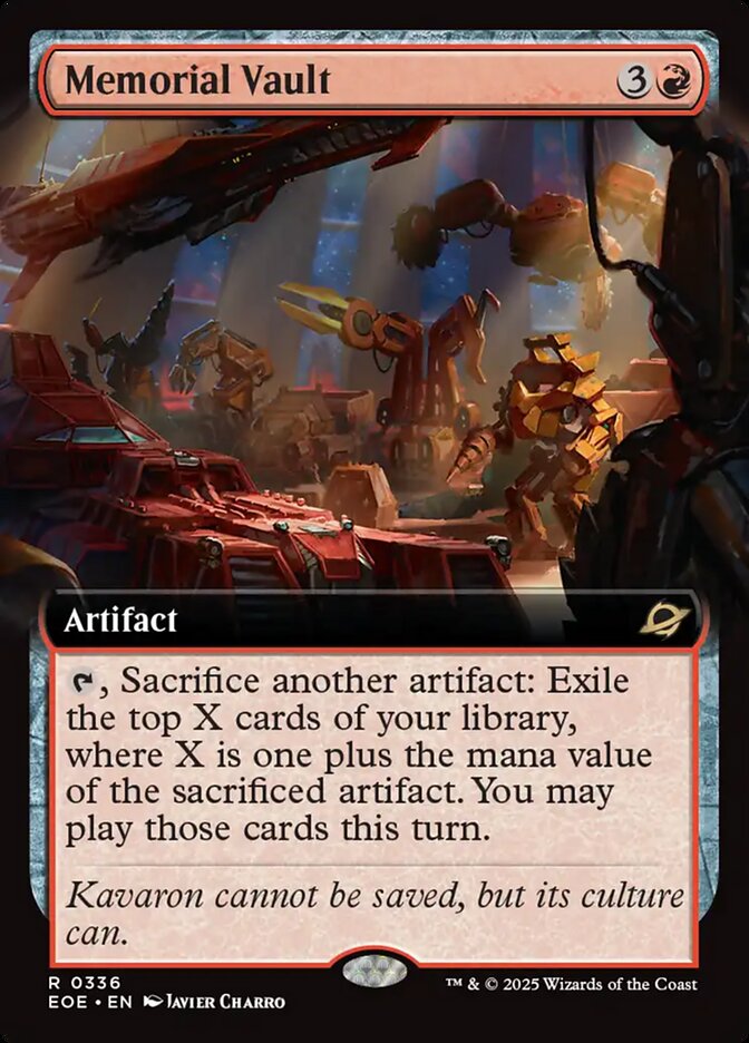 Memorial Vault, Edge Of Eternities Card Art