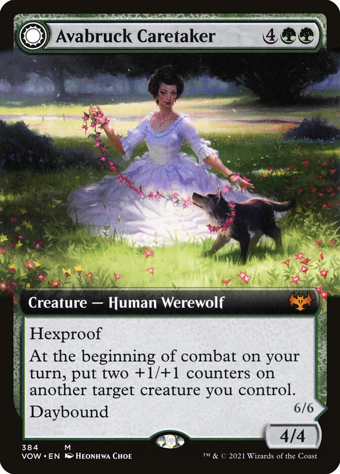 Avabruck Caretaker // Hollowhenge Huntmaster - Foil