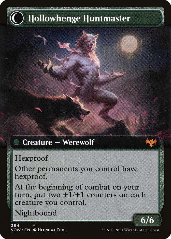 Avabruck Caretaker // Hollowhenge Huntmaster - Foil