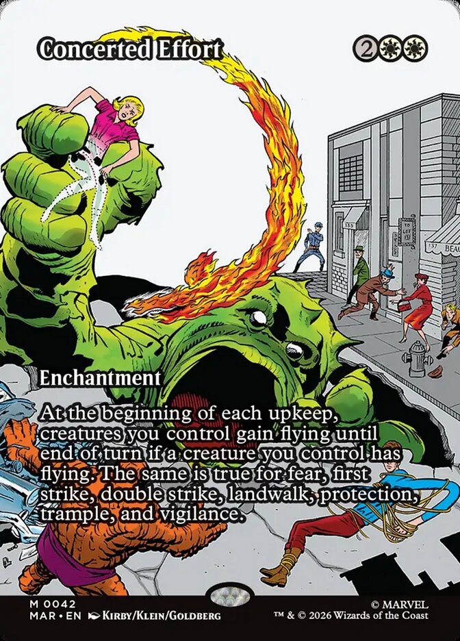 Concerted Effort, Marvel Universe Card Art