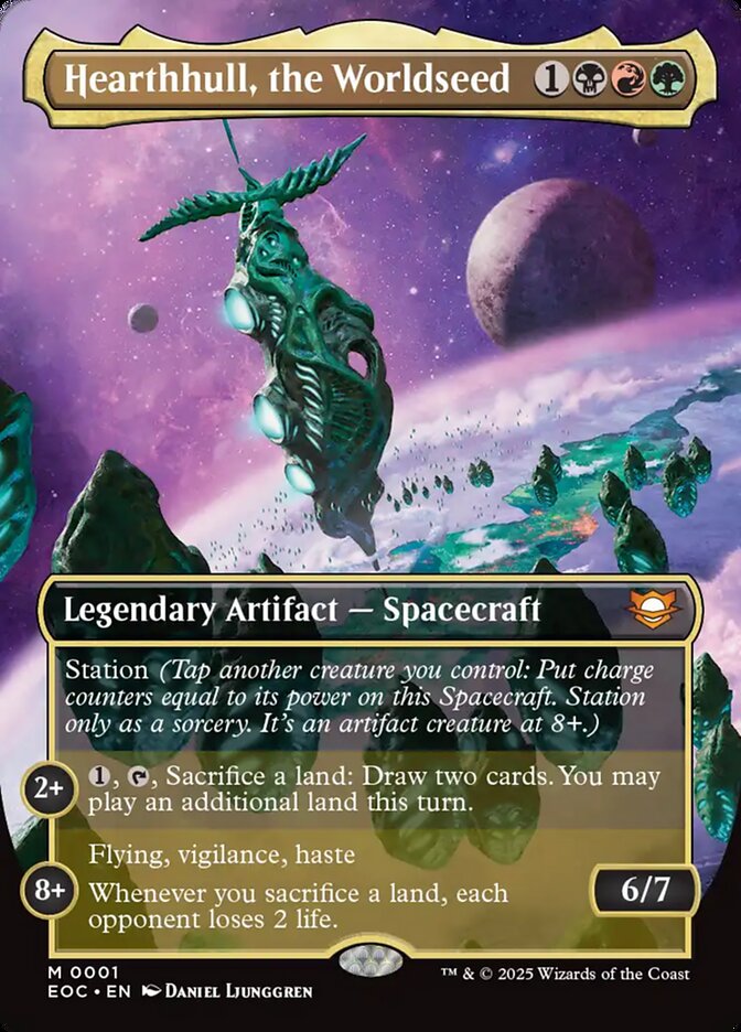 Hearthhull, the Worldseed, Edge Of Eternities Commander Card Art
