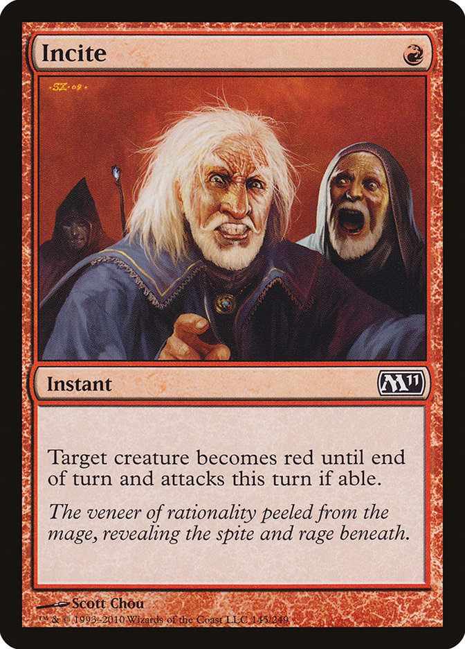 Incite, Magic 2011 Card Art