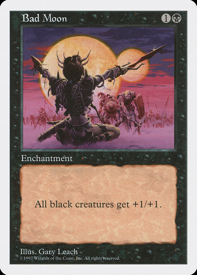 Bad Moon, Fifth Edition Card Art