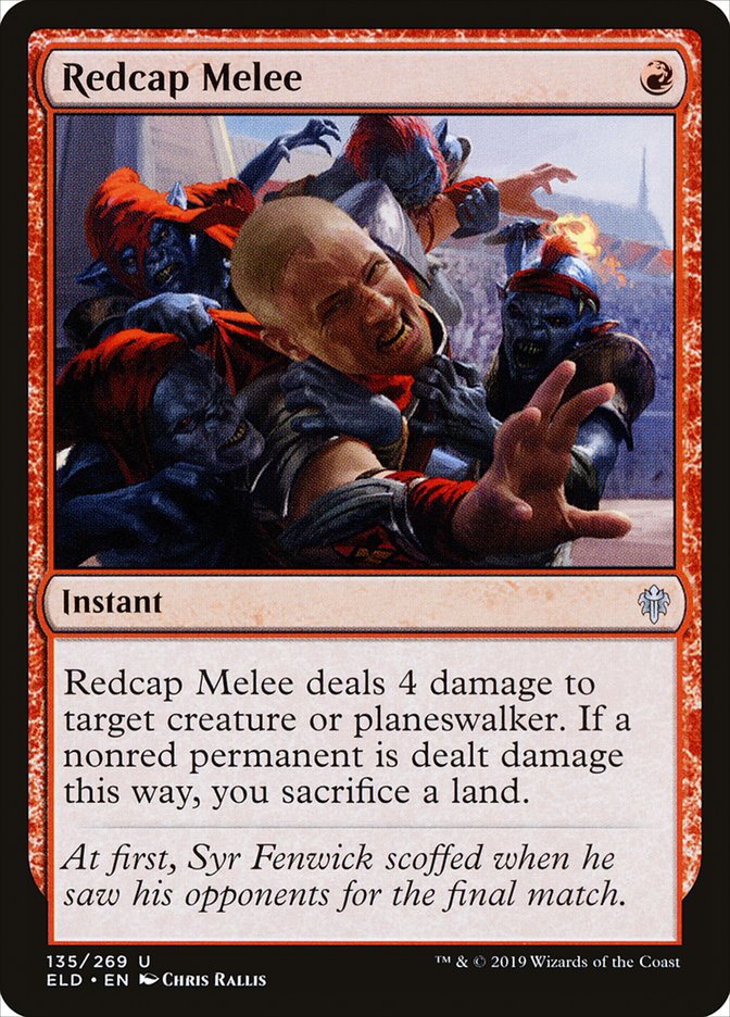 Redcap Melee, Throne of eldraine Card Art