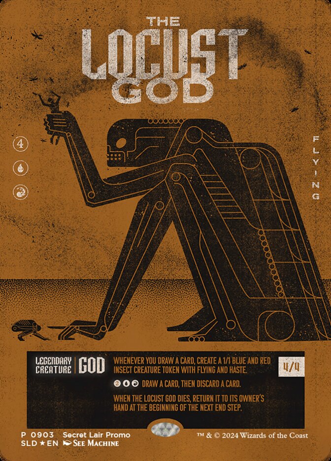 The Locust God, Secret Lair Drop Card Art
