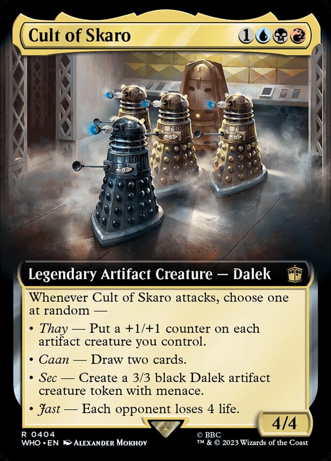 Cult of Skaro, Doctor who Card Art