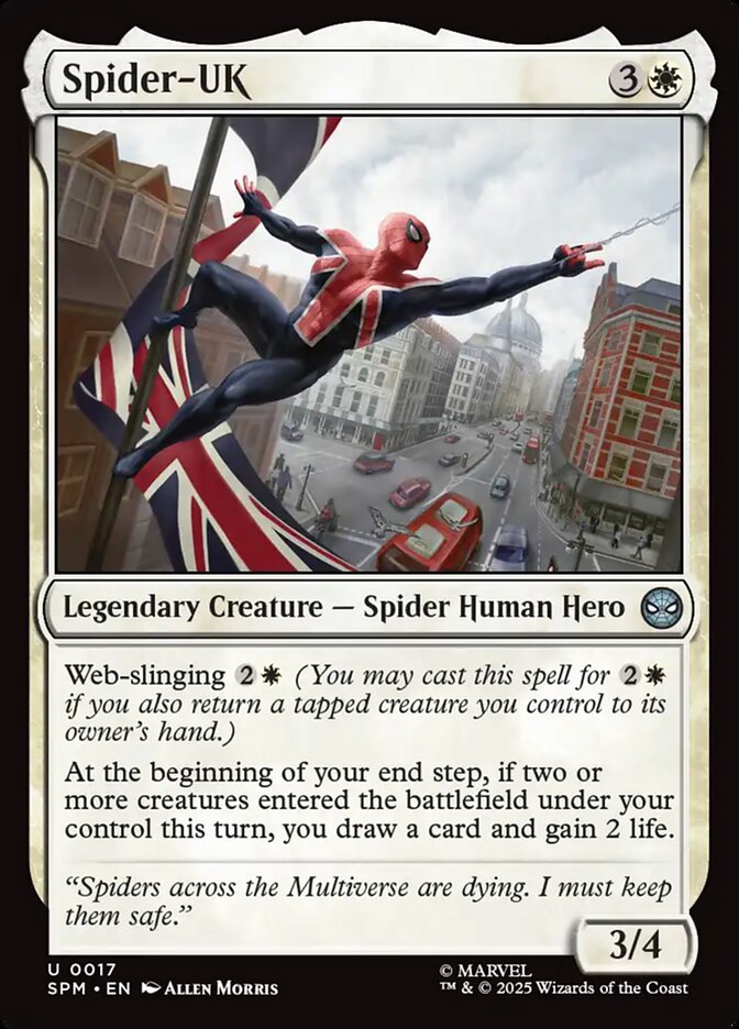 Spider-UK, Marvel'S Spider-Man Card Art