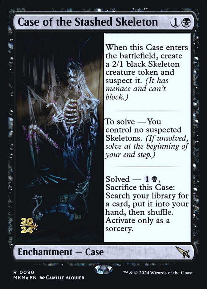 Case of the Stashed Skeleton, Murders at karlov manor promos Card Art