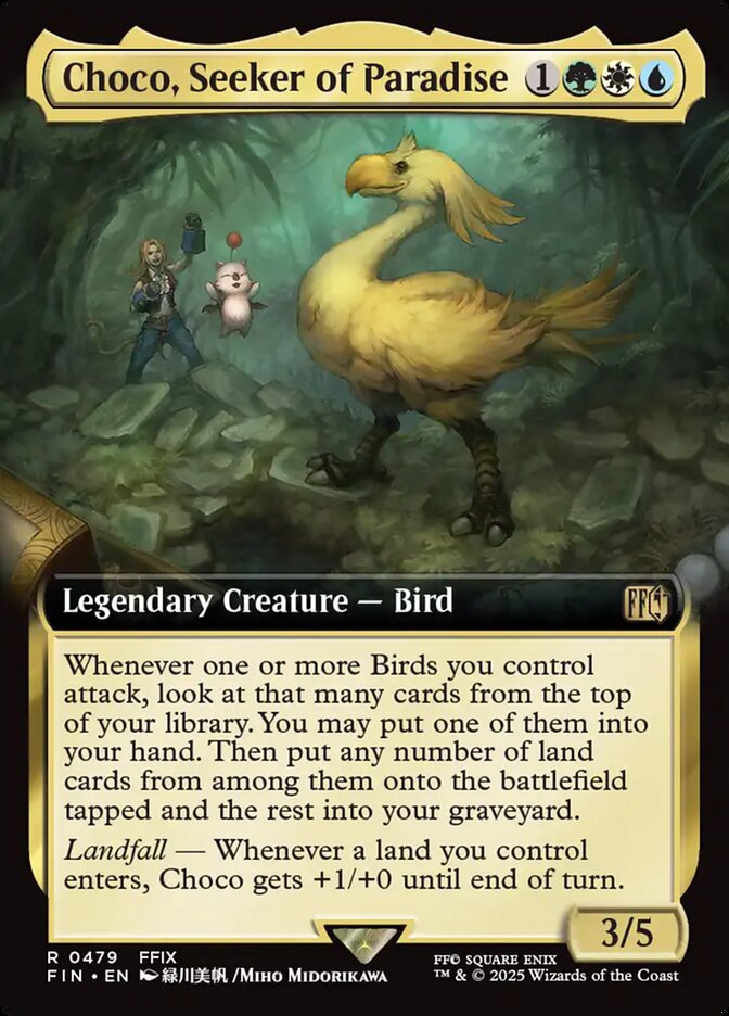 Choco, Seeker of Paradise, Final Fantasy Card Art
