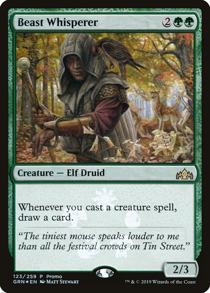 Beast Whisperer, Guilds Of Ravnica Promos Card Art