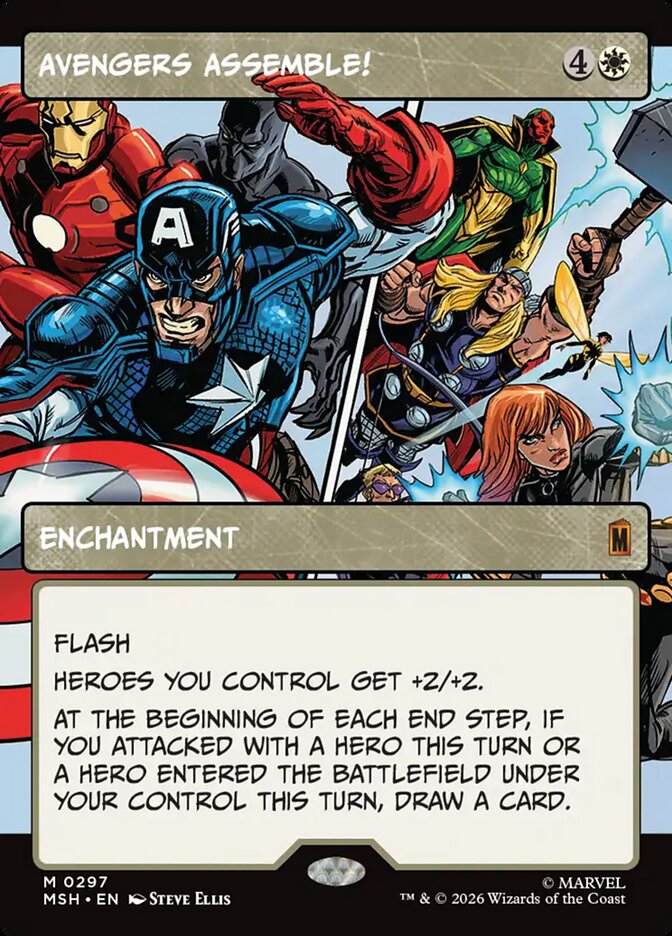 Avengers Assemble!, Marvel Super Heroes Card Art
