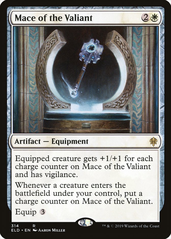 Mace of the Valiant, Throne of eldraine Card Art