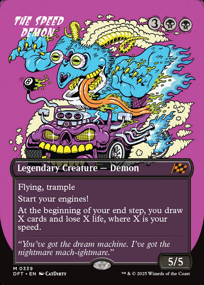 The Speed Demon, Aetherdrift Card Art