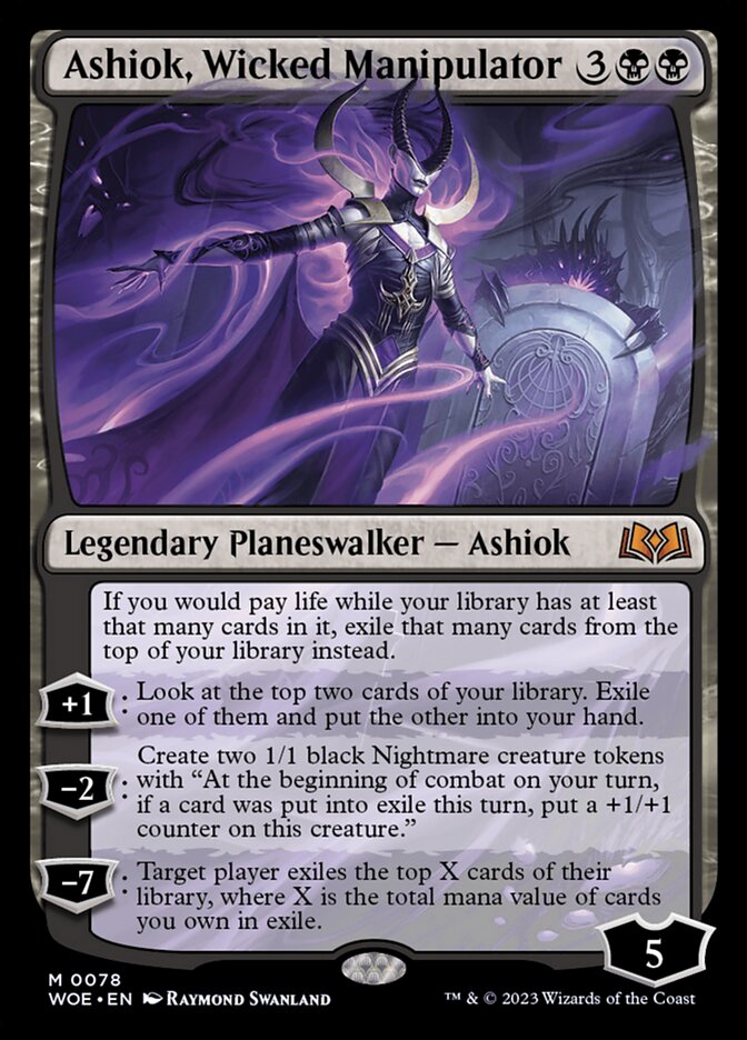 Ashiok, Wicked Manipulator, Wilds Of Eldraine Card Art