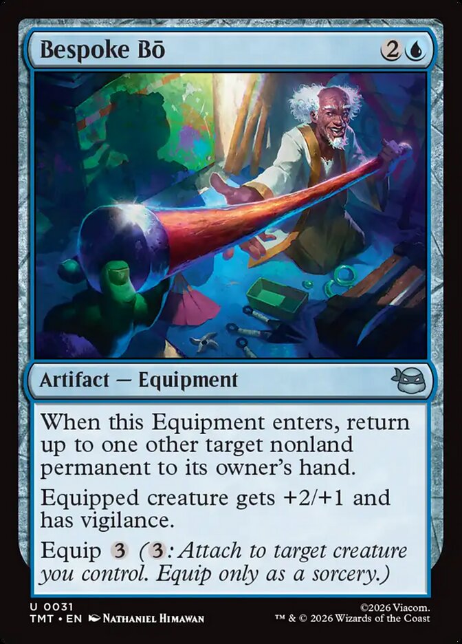 Bespoke Bō, Teenage Mutant Ninja Turtles Card Art