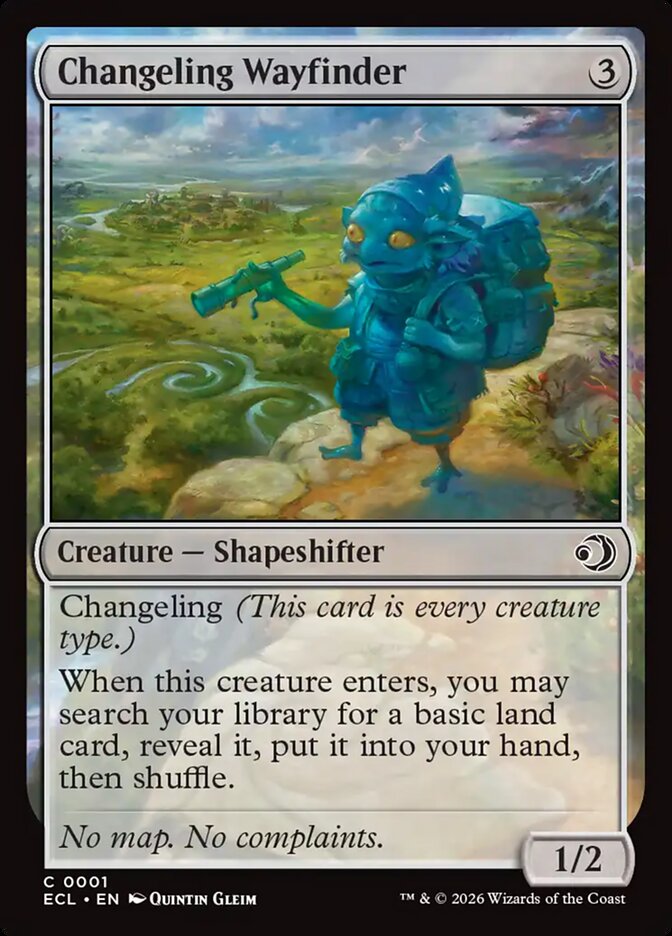 Changeling Wayfinder, Lorwyn Eclipsed Card Art
