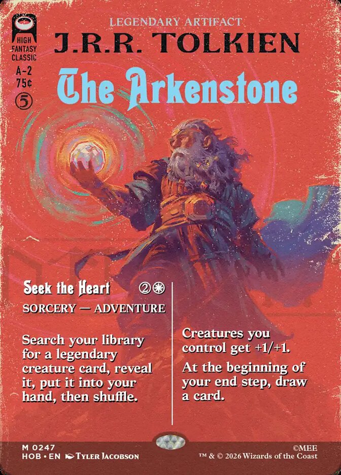 The Arkenstone // Seek the Heart, The Hobbit Card Art