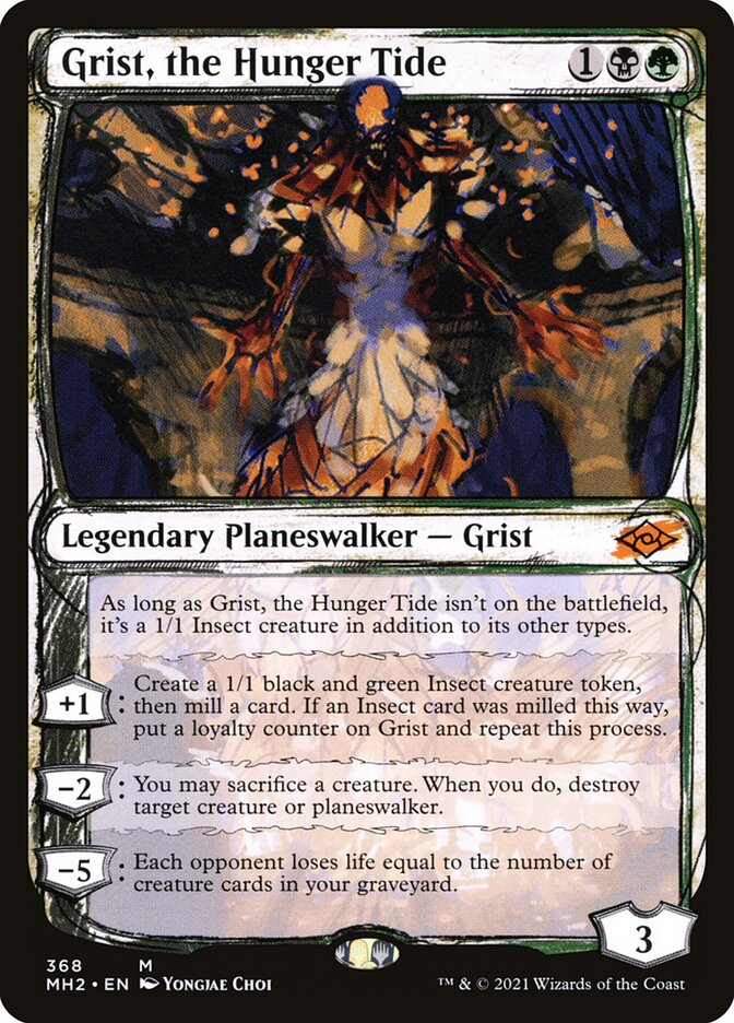 Grist, the Hunger Tide, Modern Horizons 2 Card Art
