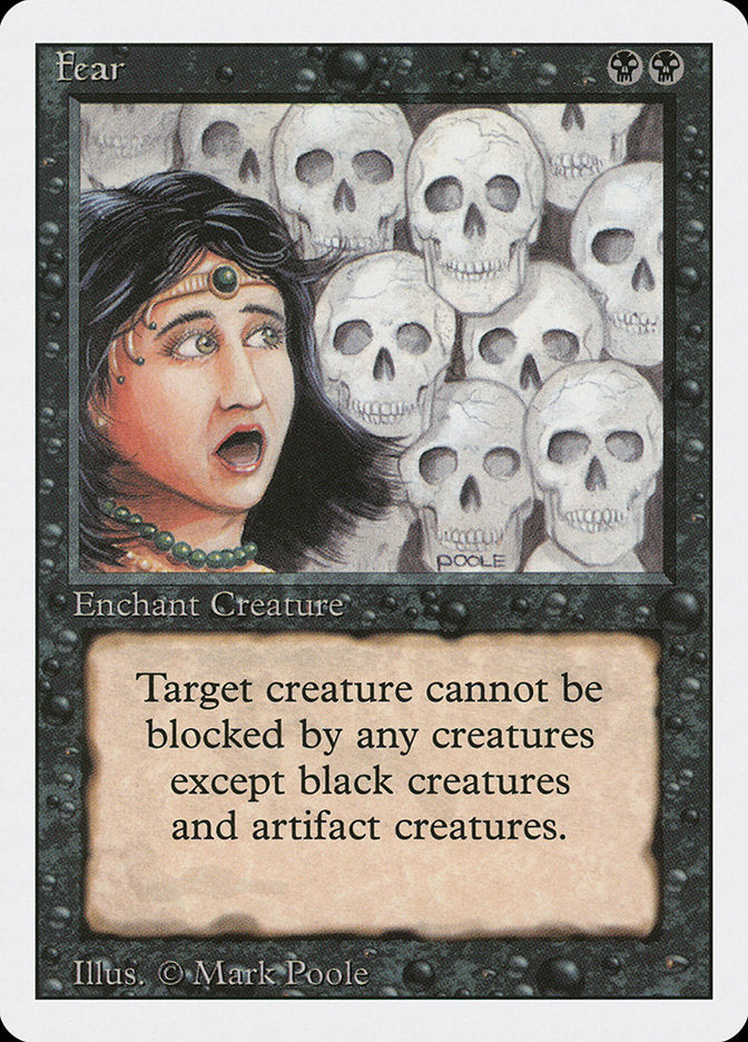 Fear, Revised edition Card Art