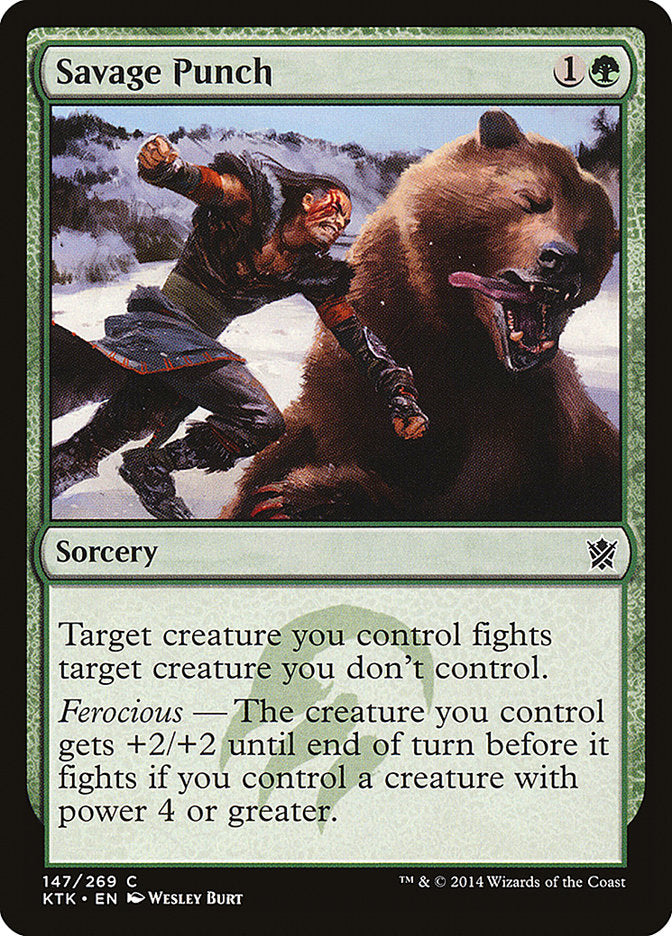 Savage Punch, Khans Of Tarkir Card Art