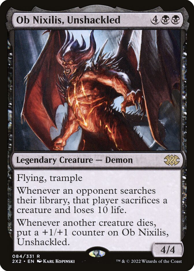 Ob Nixilis, Unshackled, Double Masters 2022 Card Art