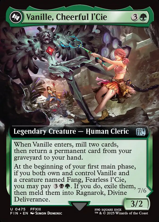 Vanille, Cheerful l'Cie, Final fantasy Card Art