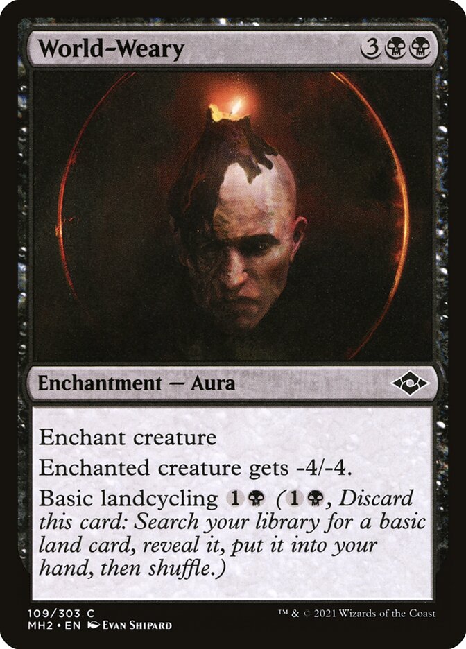 World-Weary, Modern horizons 2 Card Art
