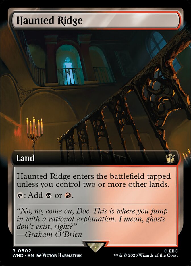 Haunted Ridge, Doctor who Card Art