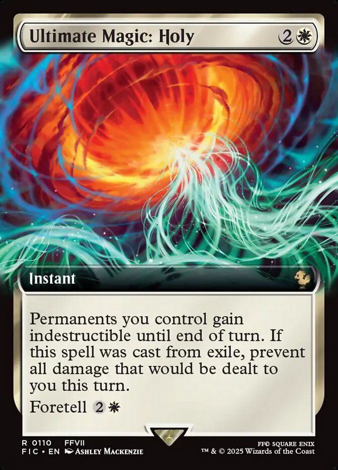 Ultimate Magic: Holy, Final Fantasy Commander Card Art