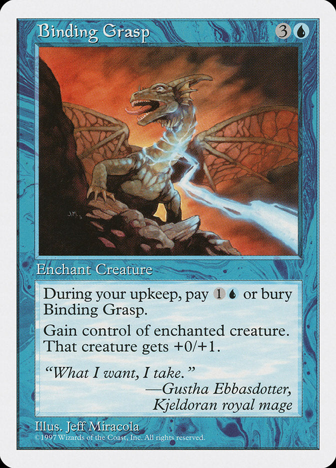 Binding Grasp, Fifth edition Card Art