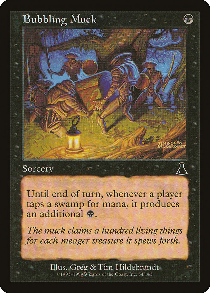 Bubbling Muck, Urza's destiny Card Art