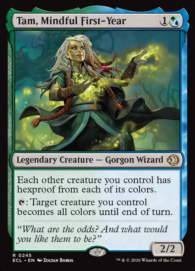 Tam, Mindful First-Year, Lorwyn Eclipsed Card Art