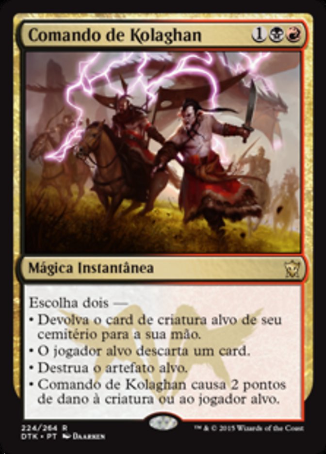 Kolaghan's Command, Dragons Of Tarkir Card Art