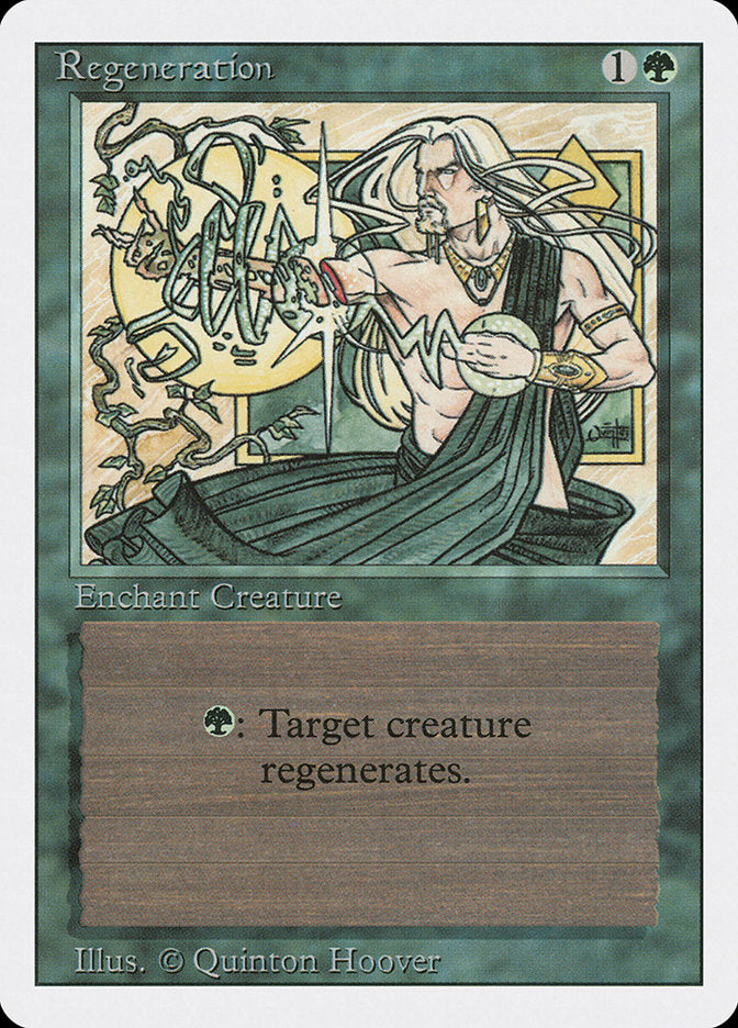 Regeneration, Revised edition Card Art