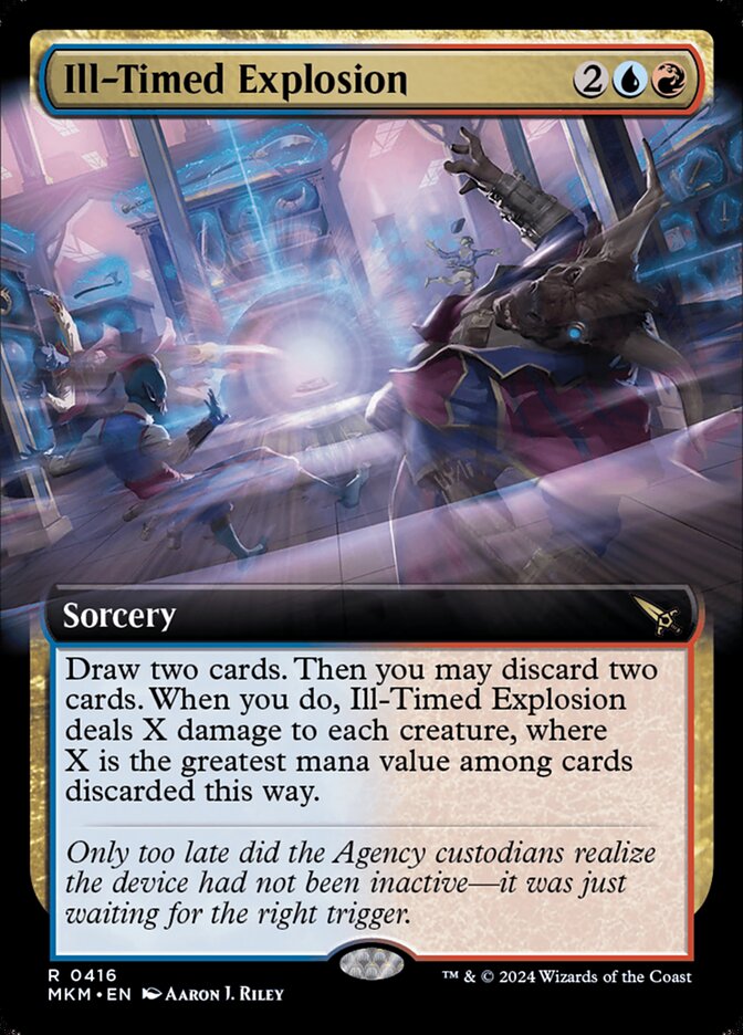 Ill-Timed Explosion, Murders At Karlov Manor Card Art