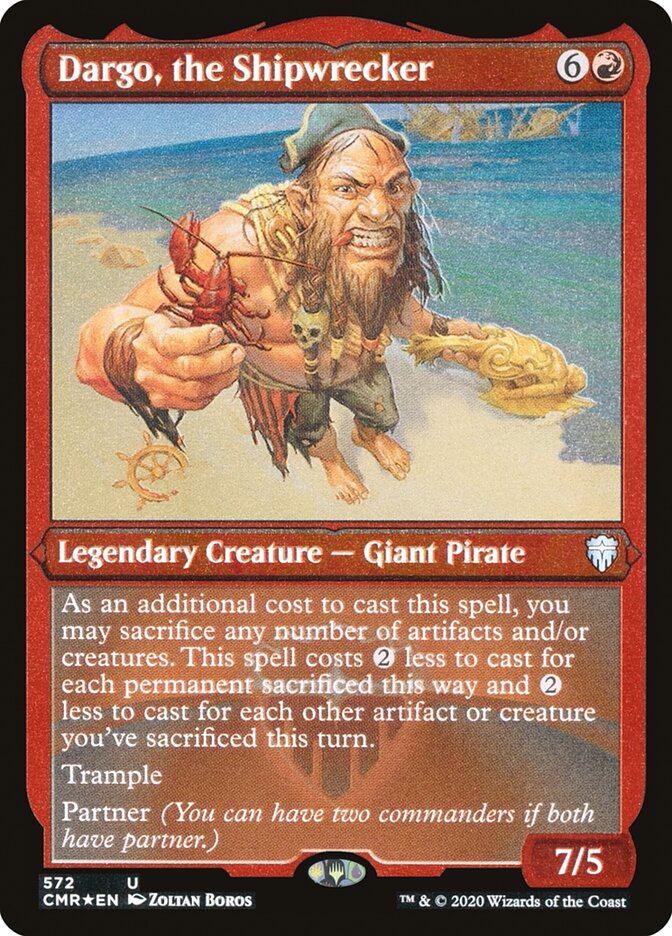 Dargo, the Shipwrecker - Etched Foil