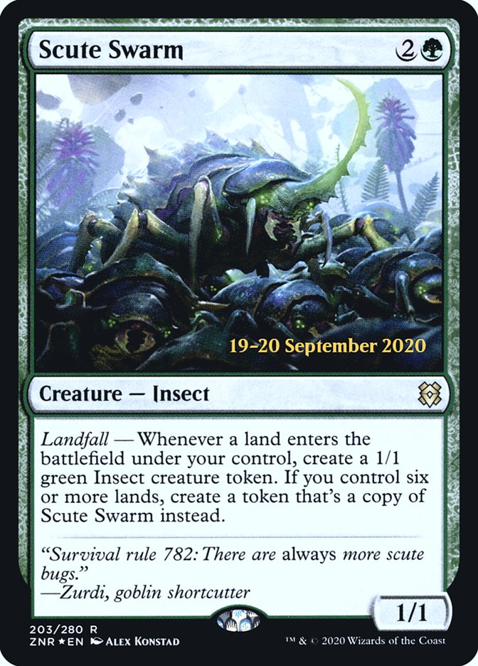 Scute Swarm, Zendikar Rising Promos Card Art