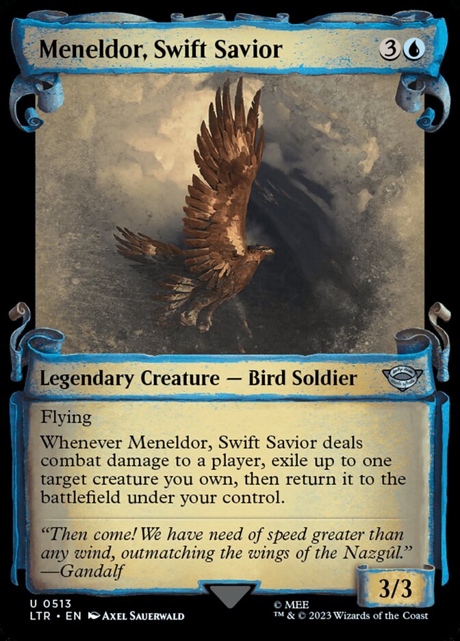 Meneldor, Swift Savior, The lord of the rings: tales of middle-earth Card Art