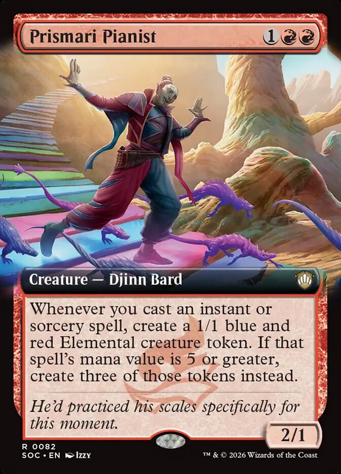 Prismari Pianist, Secrets Of Strixhaven Commander Card Art
